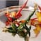 Set of 3 Multi Colored Eclectic Polystone Frog Sculpture 7" x 6"